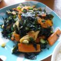 おけれママ's cooksnap of when they made (ワカメとニラで)鶏肉の緑まみれ.