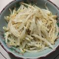キャップとラム's cooksnap of when they made レンジで簡単♪もやしのごまナムル.