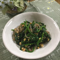 yuminan47k's cooksnap of when they made ほうれん草と糸こんにゃくのくるみ和え.
