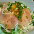 尾崎食品株式会社's cooksnap of when they made 生ハムのクリームパスタ.