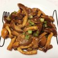 ♡yummy♡'s cooksnap of when they made ✰鳥海なめこと大根の葉っぱ炒め✰.