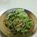 はな☆ゆう☆'s cooksnap of when they made 豆苗とカニかまの和え物✿.