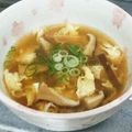 もぐ・ω・くま's cooksnap of when they made 夜中のスープ☆卵・ネギ・椎茸☆優しい味.