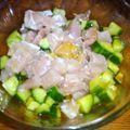 クックXMLBZH☆'s cooksnap of when they made 超簡単☆生ハムときゅうりのユッケ.