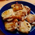 まる｡｡'s cooksnap of when they made 簡単すぎるけど美味しい☆ 蓮根豚バラ巻き.
