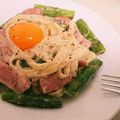 ひかつん's cooksnap of when they made 子供も大好き♪濃厚きしめんカルボナーラ♡.