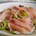 さとよこ's cooksnap of when they made ゴーヤと生ハムの夏パスタ☆.