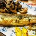 ダウリ's cooksnap of when they made 鯛のポアレ彩り野菜を添えて.