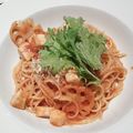 ♡ともりん's cooksnap of when they made マグロとレンコンの簡単トマトパスタ♪♥.