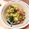 Garapy's cooksnap of when they made 生ハムと白菜と大葉のサラダ？.