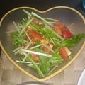 なおつん0802's cooksnap of when they made トマトと水菜のサラダ.
