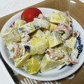 野菜農園。's cooksnap of when they made さつま芋とちくわのサラダ.