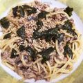 こめ子ちゃん's cooksnap of when they made あっ!という間!サバ缶で絶品♡和風パスタ.