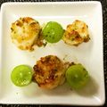 さあさま's cooksnap of when they made ホタテと葡萄のガーリックバターソテー.