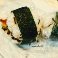 マーシ☆'s cooksnap of when they made 華麗に勝ちを重ねよろこんぶおにぎりサンド.