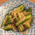くーやん74's cooksnap of when they made きゅうりと桜海老の炒め物.