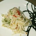 しましまもよう's cooksnap of when they made 梅わさびの大根おかかサラダ.