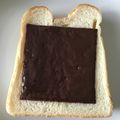 amileamila's cooksnap of when they made 簡単チョコトースト.