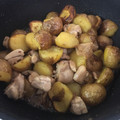 tsuchima's cooksnap of when they made 揚げじゃがいもと鶏肉の照り煮♪.