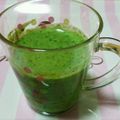 白猫はくあ's cooksnap of when they made ほうれん草とゴールドキウイバナナジュース.