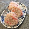 まめ39's cooksnap of when they made かつおぶしと紅ショウガのおにぎり♡.