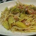 まふ太郎's cooksnap of when they made ごぼうとさつまいものクリームパスタ.