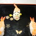 mielle's cooksnap of when they made ティガーのキャラ寿司.