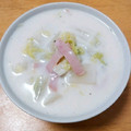☆とん吉☆'s cooksnap of when they made 白菜のとろとろクリームスープ.