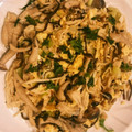 ☆みかんちょこ☆'s cooksnap of when they made ■きのことたまごの塩昆布炒め■.