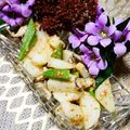 makichihua's cooksnap of when they made 長芋とオクラのホットサラダ.