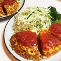 カクタスぽぷら's cooksnap of when they made トマトソースのオムライス.