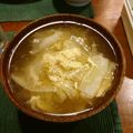 taraking's cooksnap of when they made ウェイパァーで！簡単キャベツの卵スープ♡.