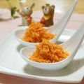 ももいろさくら's cooksnap of when they made 調味料なし！簡単！人参明太子♪.