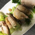 なつめめ's cooksnap of when they made とろーりチーズの明太チーズレタス豚巻き♥.