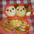 クックC3OJU4☆'s cooksnap of when they made キャラ弁♡まんま〜るリラックマ.