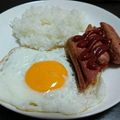 2児ママみきてぃ's cooksnap of when they made ウインナー目玉焼きプレート.