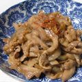 Snow＊Love's cooksnap of when they made あけびと豚肉の味噌炒め.