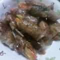 けろり島's cooksnap of when they made お弁当やおつまみに☆豚肉の野菜巻き.