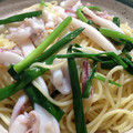 52週間's cooksnap of when they made 海鮮風 イカの塩焼きそば.