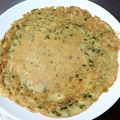 柊＿＿'s cooksnap of when they made お好み焼きの粉を使って簡単海鮮チヂミ.