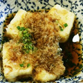 雪色のピアス's cooksnap of when they made めんつゆで簡単揚げ出し豆腐♪.