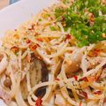 pianin❤︎'s cooksnap of when they made 時短、水浸けパスタ◇アサリと茄子のピリ辛.