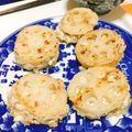 くるくる猫's cooksnap of when they made 簡単♪れんこんの豆腐ハンバーグ挟み焼き.