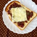 ふたごゆき's cooksnap of when they made 小豆あんきな粉チーズトースト.