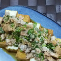 みがつくひと's cooksnap of when they made おつまみにも♪簡単厚揚げの鮭缶のっけ.