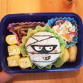 たけチャンmama's cooksnap of when they made ハロウィン　キャラ弁☆ミイラ.