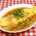 まんまるまうちゃん's cooksnap of when they made ✿豆腐のニラ玉オムレツ♡キノコあんかけ✿.