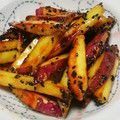 Yurika＊ﾟ's cooksnap of when they made はちみつで作る 揚げない簡単大学いも.