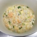 えいぱる's cooksnap of when they made 余った焼鮭で…『鮭雑炊 卵入り』.