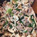 三日月うさ子's cooksnap of when they made 豚肉とれんこんと空芯菜炒め☆.